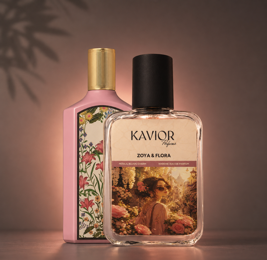 ZOYA & FLORA – A Radiant Floral Blush Perfume